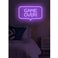 Game Over Neon Concluding Statement in Gaming