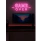 Game Over Neon Final Curtain for Gaming Sessions