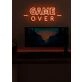 Game Over Neon Final Curtain for Gaming Sessions