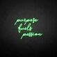 'Purpose fuels passion' neon sign