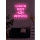Gamers don't die Neon Resilience of the Gaming Spirit
