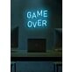Game Over Neon Sign Off for the End of a Challenge