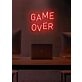 Game Over Neon Sign Off for the End of a Challenge