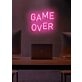 Game Over Neon Sign Off for the End of a Challenge