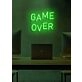 Game Over Neon Sign Off for the End of a Challenge