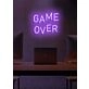 Game Over Neon Sign Off for the End of a Challenge