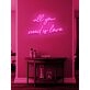 All You Need Is Love Neon Singing the Tune of Universal Love