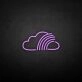 'Cloud with rainbow' neon sign