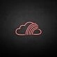'Cloud with rainbow' neon sign