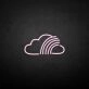 'Cloud with rainbow' neon sign