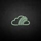 'Cloud with rainbow' neon sign
