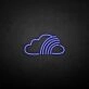 'Cloud with rainbow' neon sign