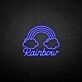 Customize 'Clouds and rainbows' neon sign