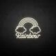 Customize 'Clouds and rainbows' neon sign