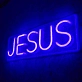 Jesus Saves Radiate His Divine Grace in Neon