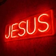 Jesus Saves Radiate His Divine Grace in Neon