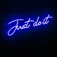 Just Do It Neon Sign Empower Your Space with Motivation and Action