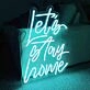 Let's stay home Neon for Cozy Nights