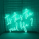 It this the real like: Authenticity Illuminated in Neon