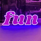 "fun" Neon Sign