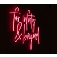 A neon sign for infinity and beyond