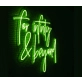 A neon sign for infinity and beyond