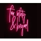 A neon sign for infinity and beyond