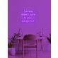 Success doesn't come to you Neon Motivation