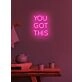 You have this Neon Encouragement for Every Challenge