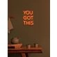 You have this Neon Encouragement for Every Challenge