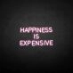 HAPPINESS IS EXPENSIVE Neon Sign