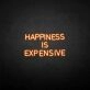 HAPPINESS IS EXPENSIVE Neon Sign