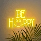 Be Happy Neon Sign