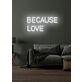 Because love Neon Echoes of Affection