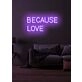 Because love Neon Echoes of Affection