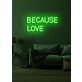 Because love Neon Echoes of Affection