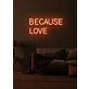 Because love Neon Echoes of Affection