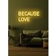 Because love Neon Echoes of Affection