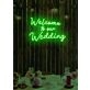 Welcome to our Wedding Neon Gateway to Love