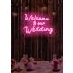 Welcome to our Wedding Neon Gateway to Love