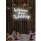 Welcome to our Wedding Neon Gateway to Love