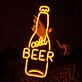 Customize Cold Beer Neon Refreshment on Tap