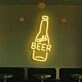 Customize Cold Beer Neon Refreshment on Tap