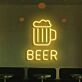 Customize Beer Chilled Neon Cheers for Brew Lovers