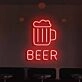 Customize Beer Chilled Neon Cheers for Brew Lovers