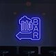 Customize Bar Neon Chic for Trendy Nightspots