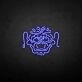 'China Lion Head' neon sign