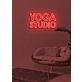 Yoga Studio Neon Peace for Mindful Spaces