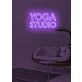 Yoga Studio Neon Peace for Mindful Spaces