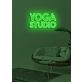 Yoga Studio Neon Peace for Mindful Spaces